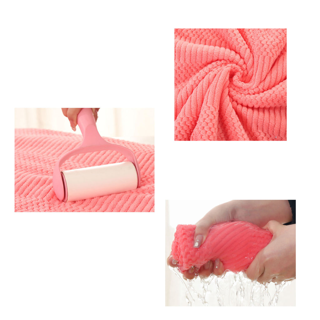 Absorbent Coral Fleece Set Beach Towels