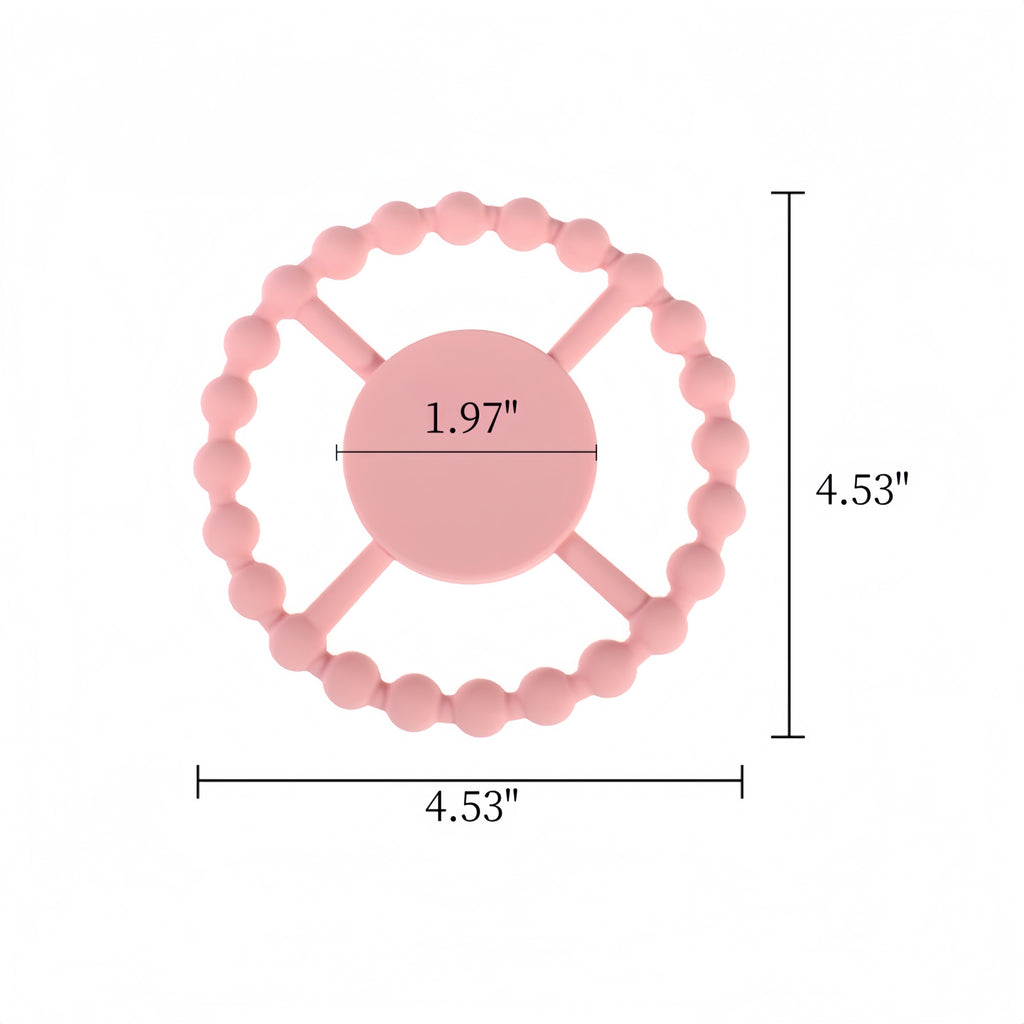 Food Grade Steering Wheel Shaped Teether
