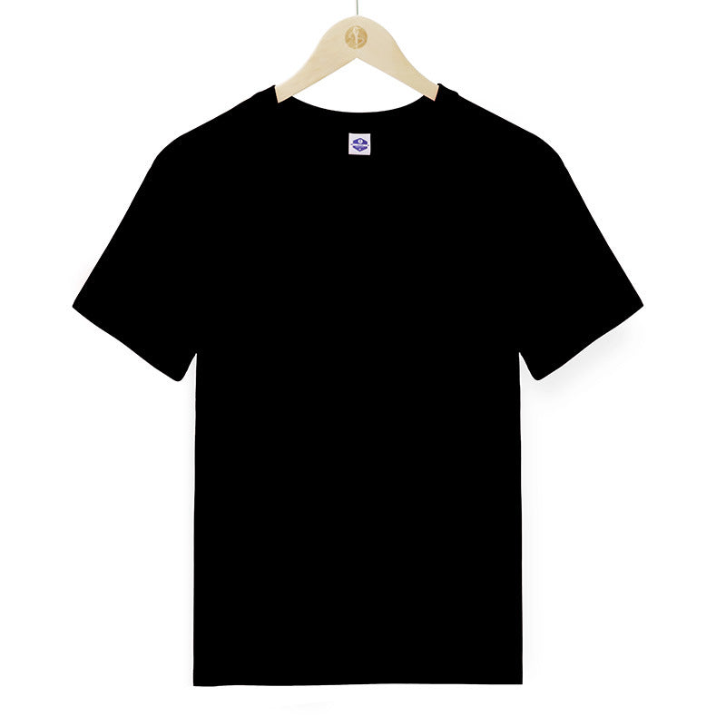 Cotton Round Neck Short Sleeved Men's T-shirt With Half Sleeves