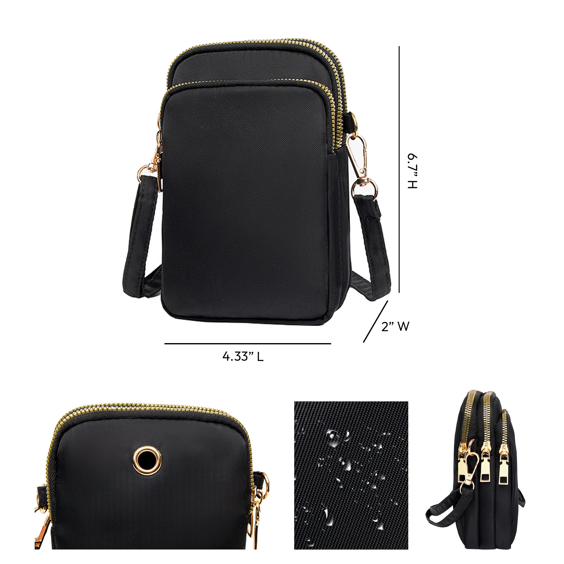 Mini Crossbody Bag With Zipper