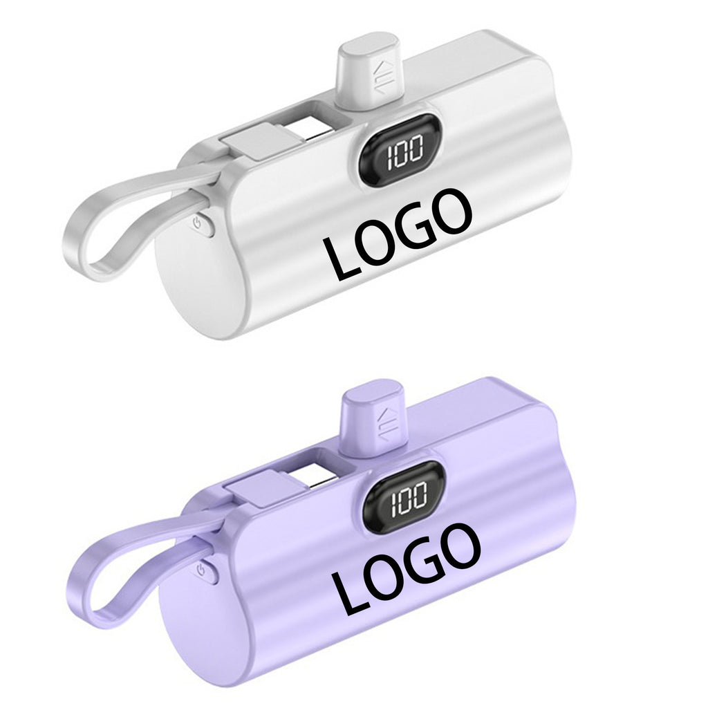 Mini Compact Capsule Power Bank With Digital Display