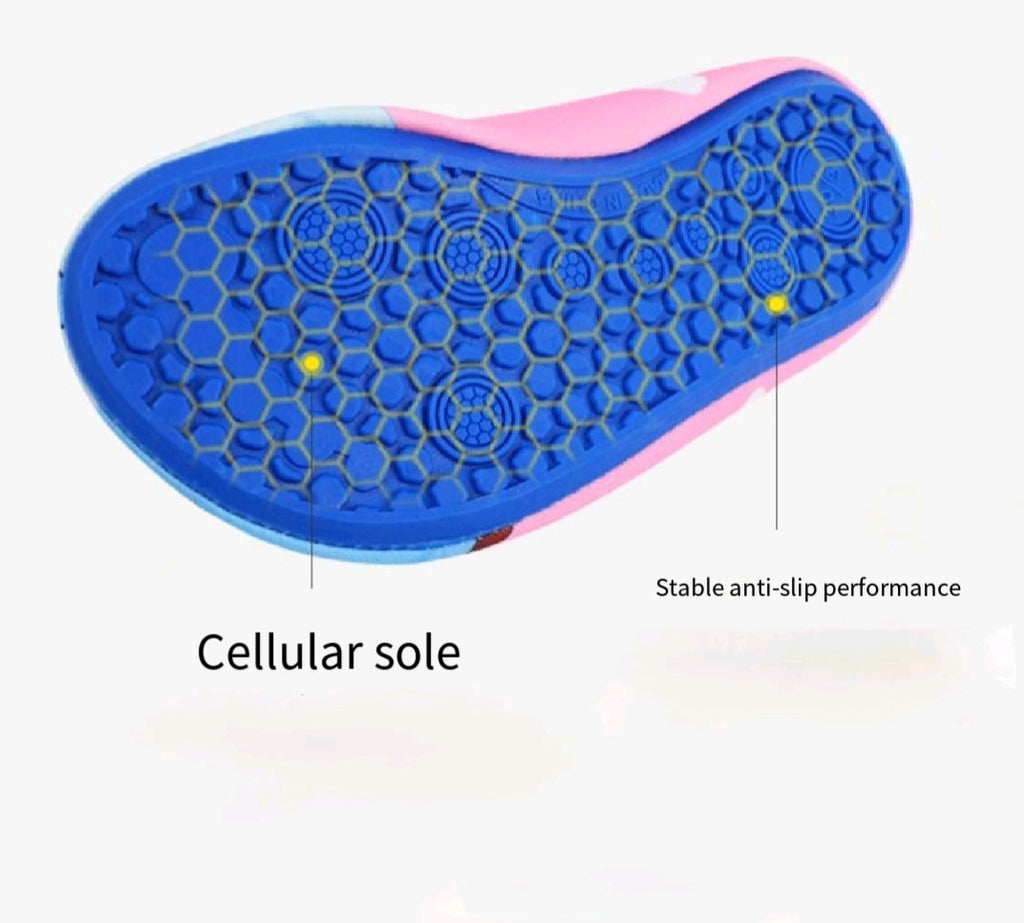 Kids Water Shoes Beach Snorkeling Anti Slip Skin Cartoon