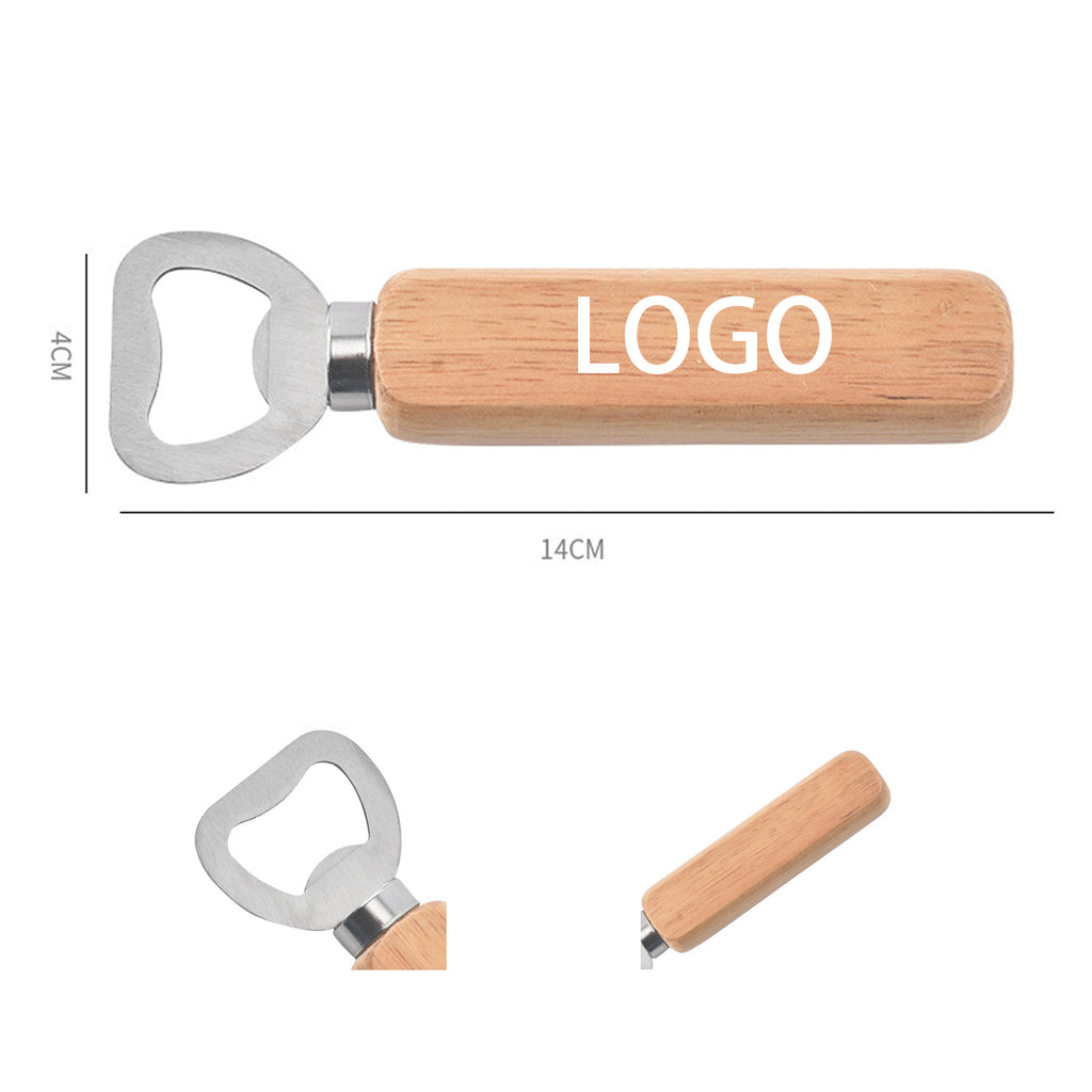 Wooden Handle Beer Opener