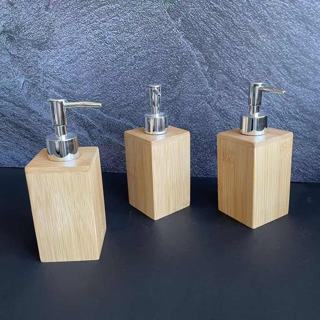 Bamboo-Based Lotion Bottle