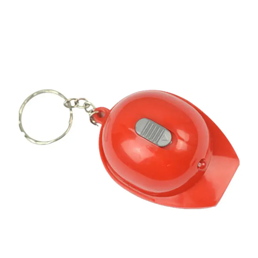 Mini Led Helmet Plastic Keychain Bottle Opener