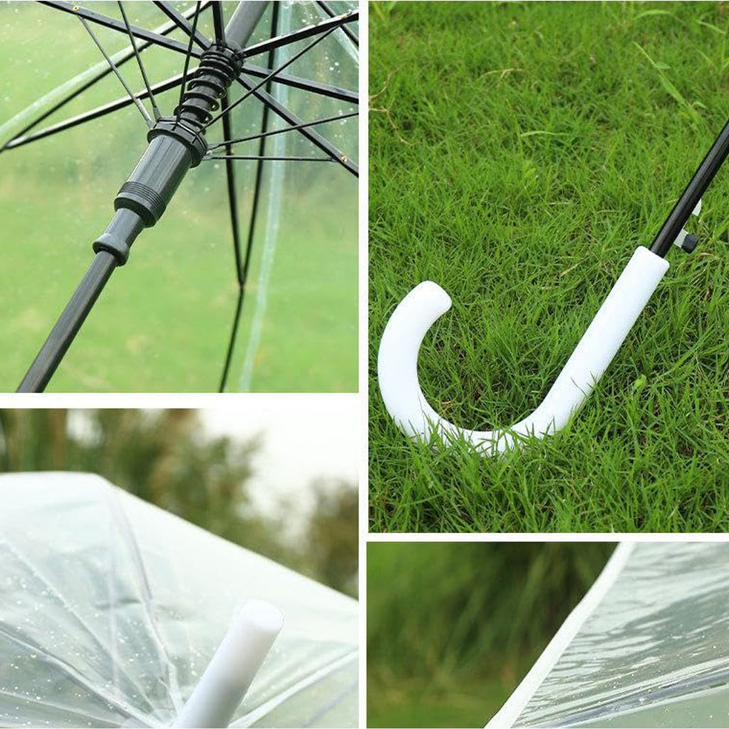 Sturdy Business Scene Pole Transparent Umbrella