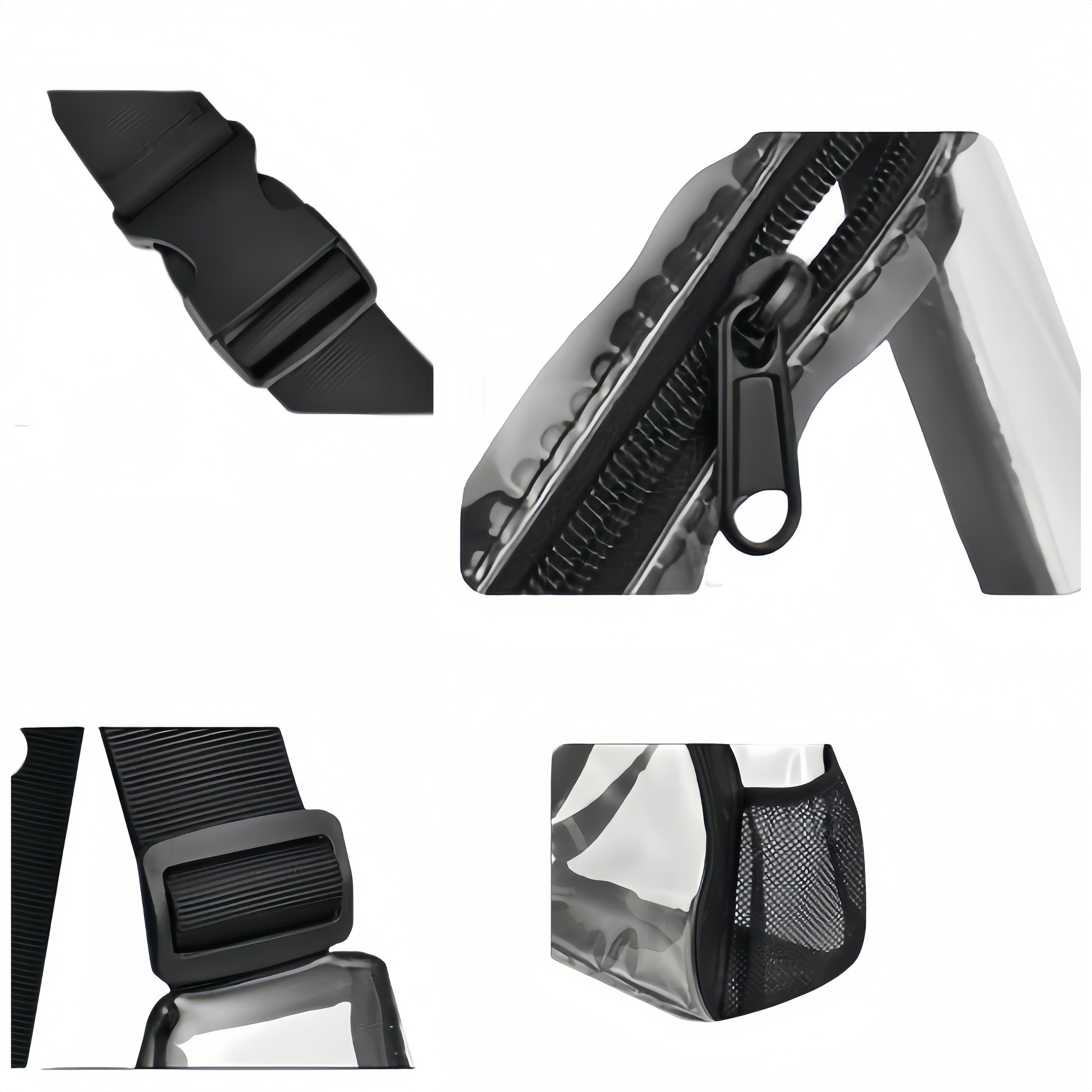 Pvc Transparent Triangular Single-Shoulder Crossbody Bag
