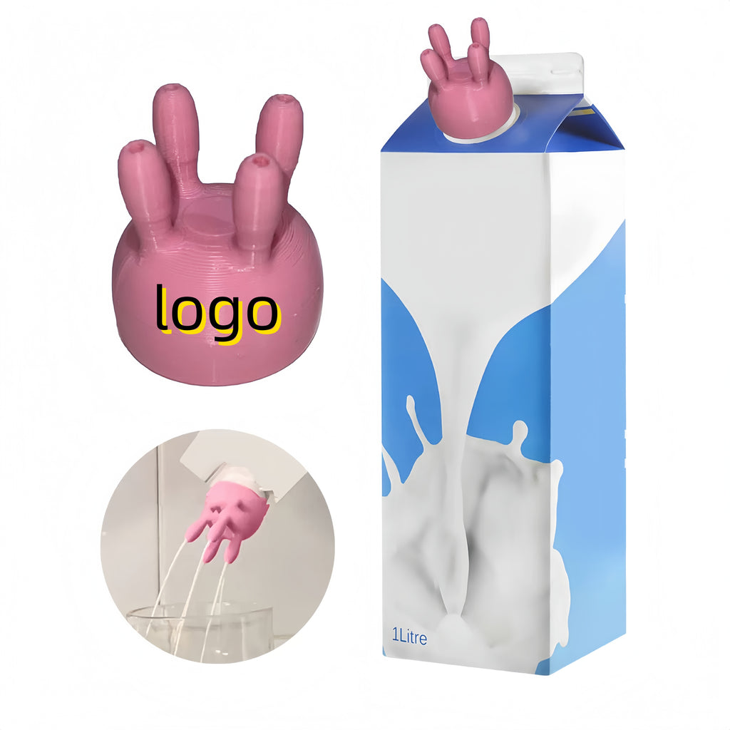 Spoof Pop Milk Cap Box Lid Creative Milk Cap Continuous Use Lid