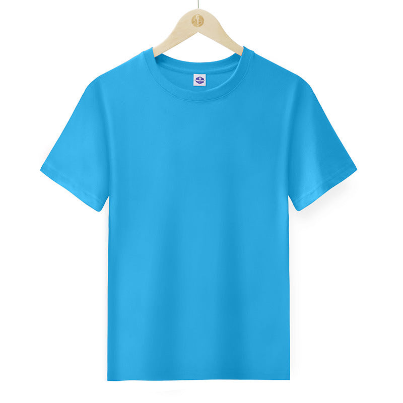 Cotton Round Neck Short Sleeved Men's T-shirt With Half Sleeves