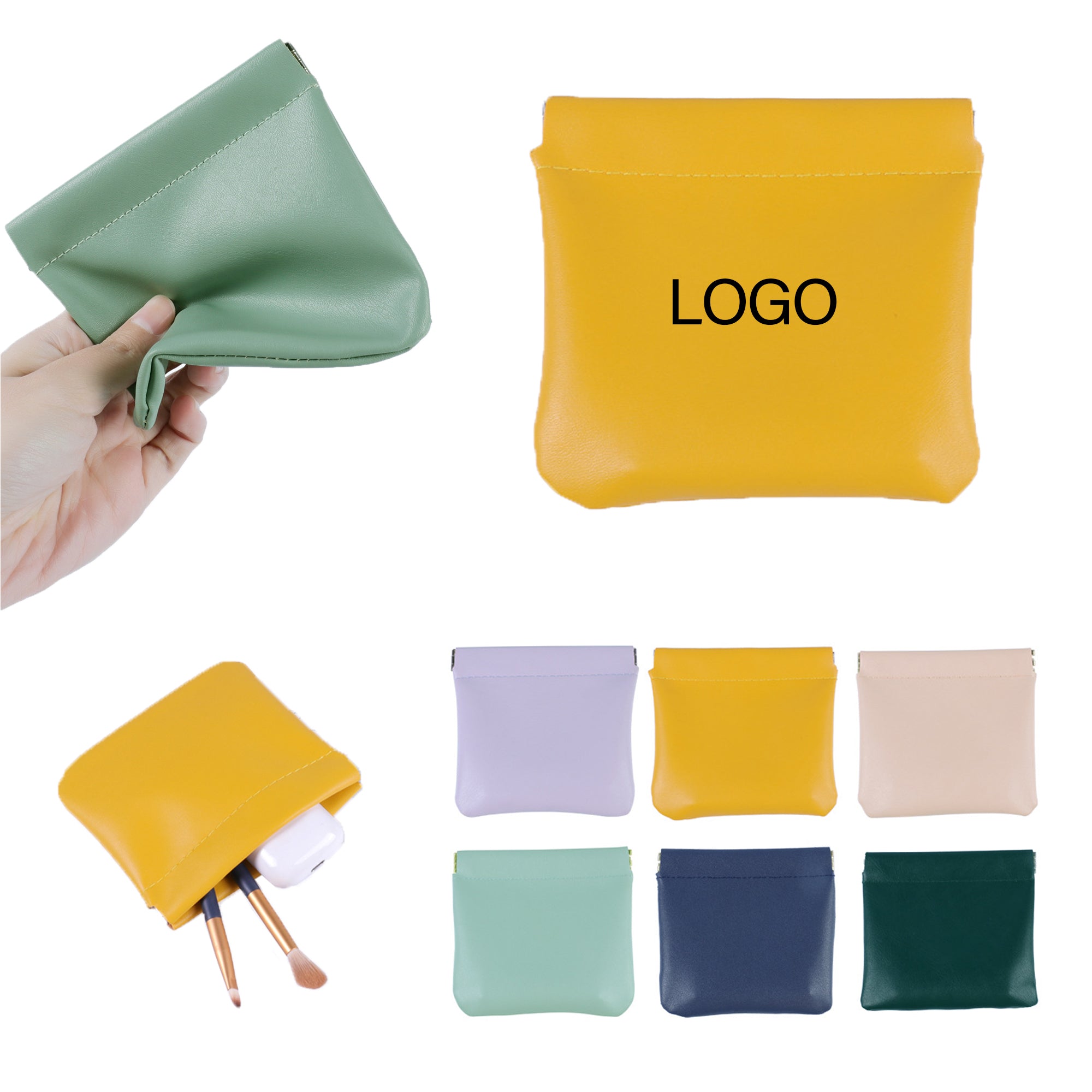 PU Leather Shrapnel Bag