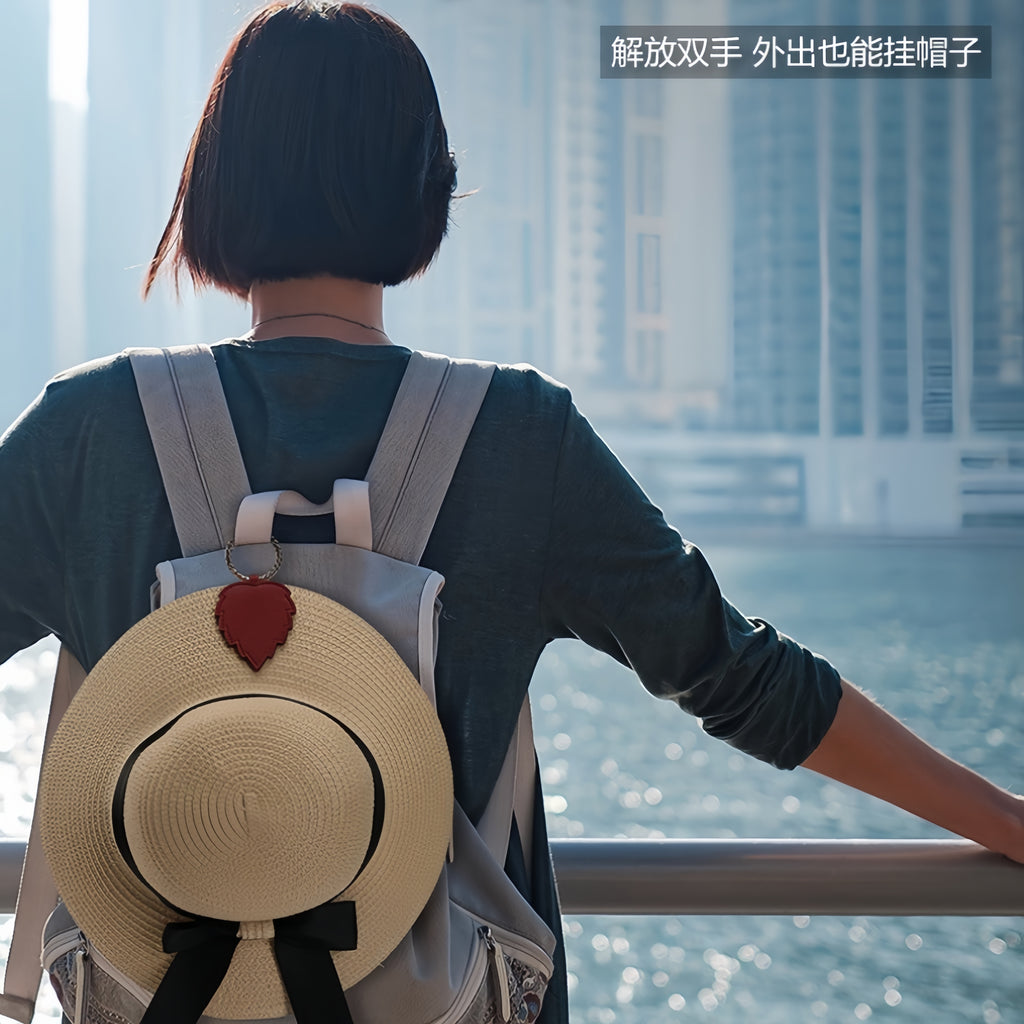 PU Leather Travel Magnetic Clip for Hat