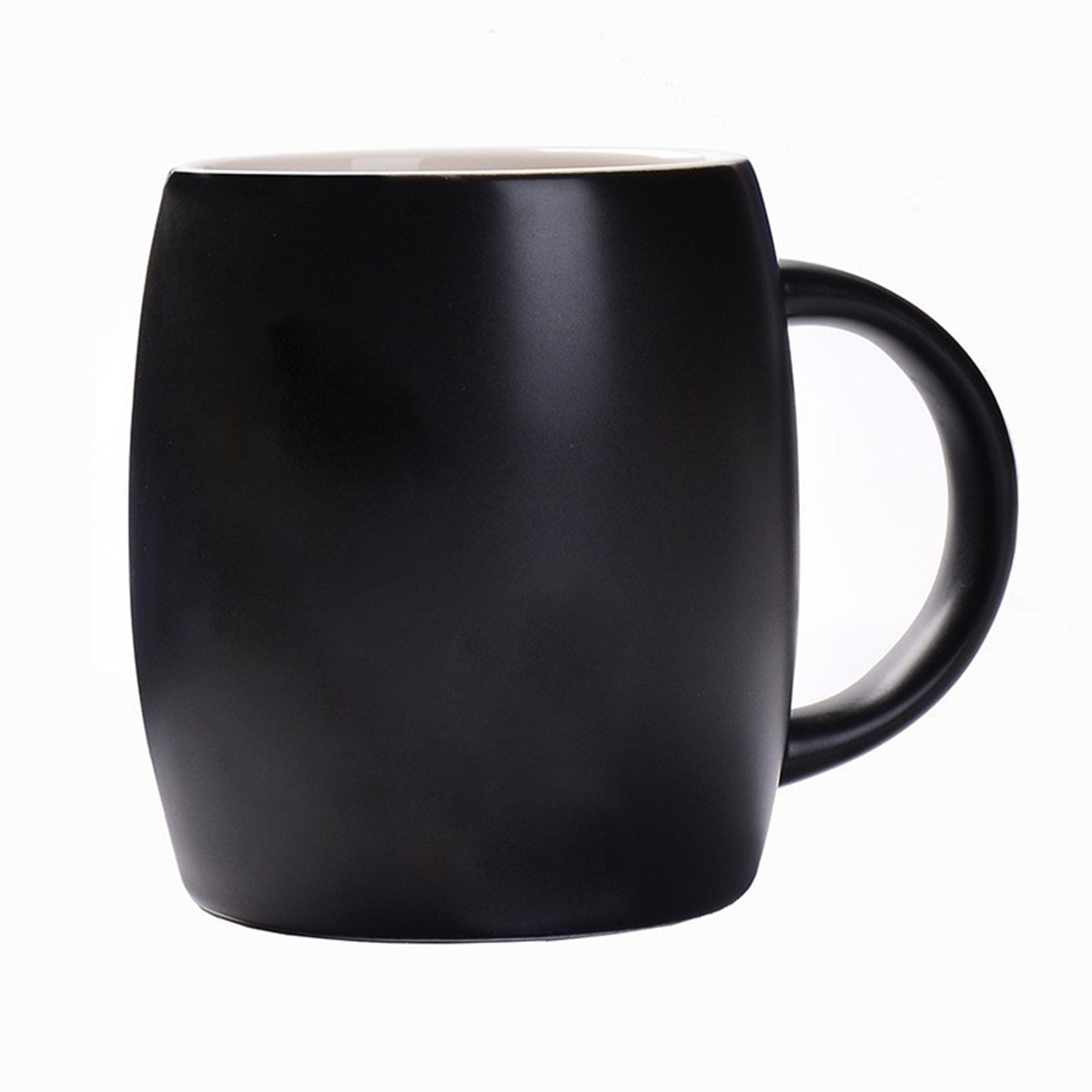 Circular Wine Barrel Ceramic Coffee Mug