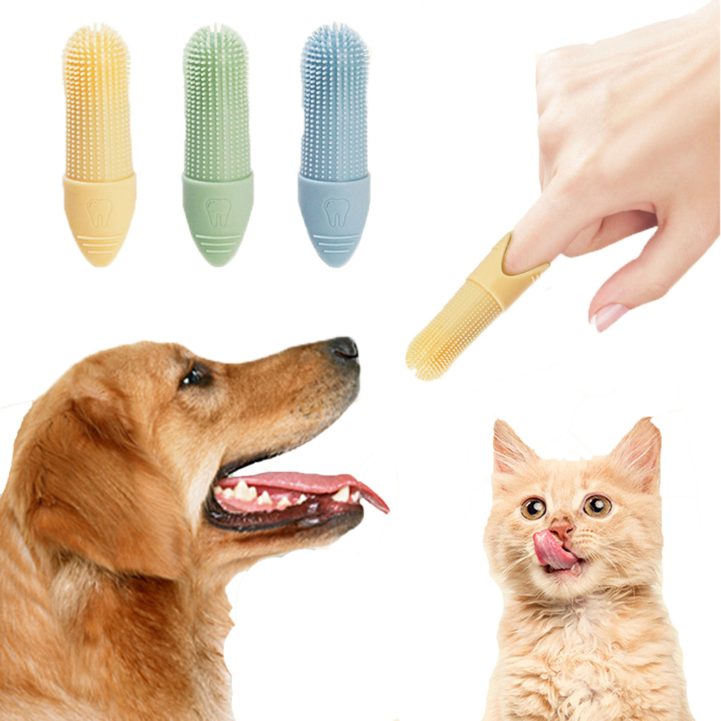Silicone Dog Tooth Brushing Kit