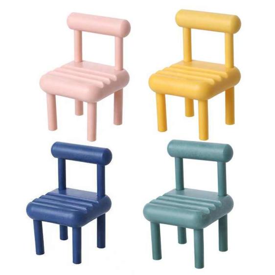 Wholesale Price Cute Mini Chair Phone Stand Holder Multi-Angle Desktop Universal Candy Color Mobile