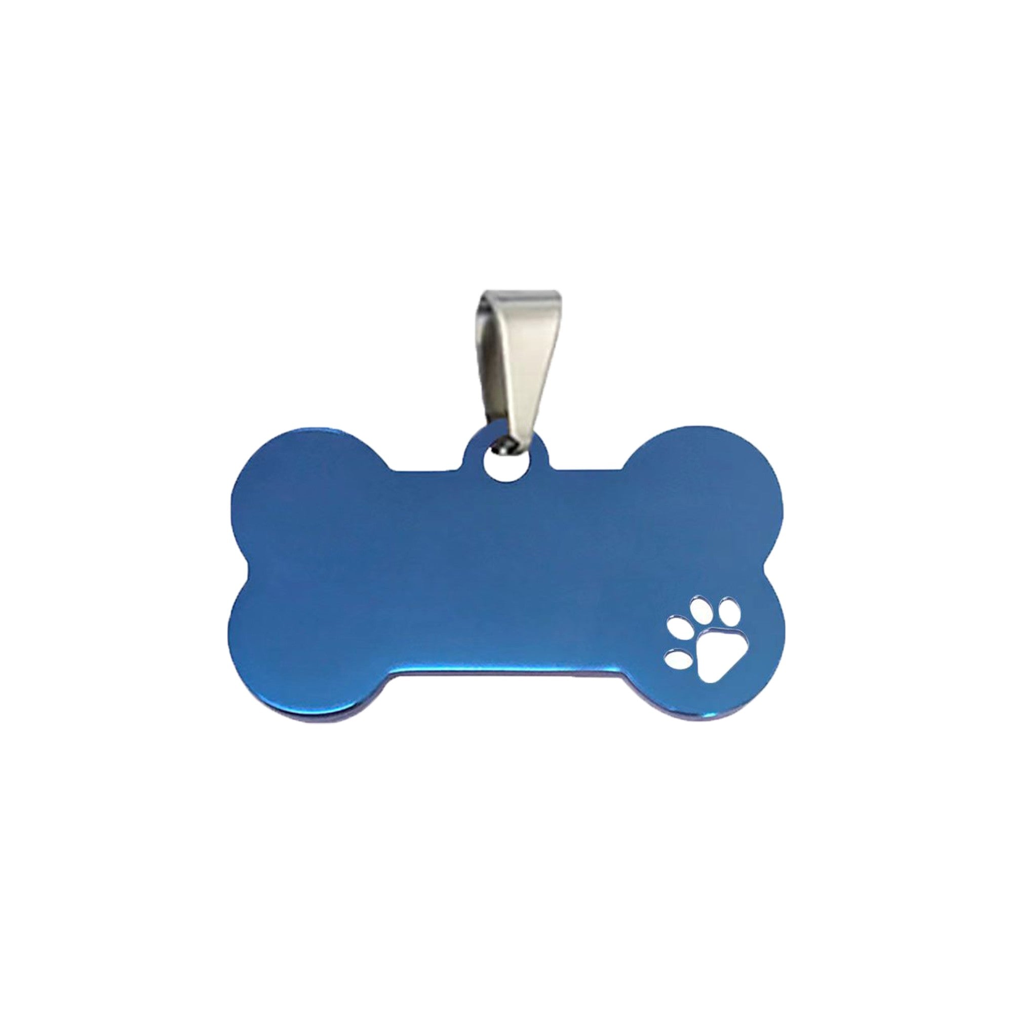 PawBone Hollow Stainless Pet Tag