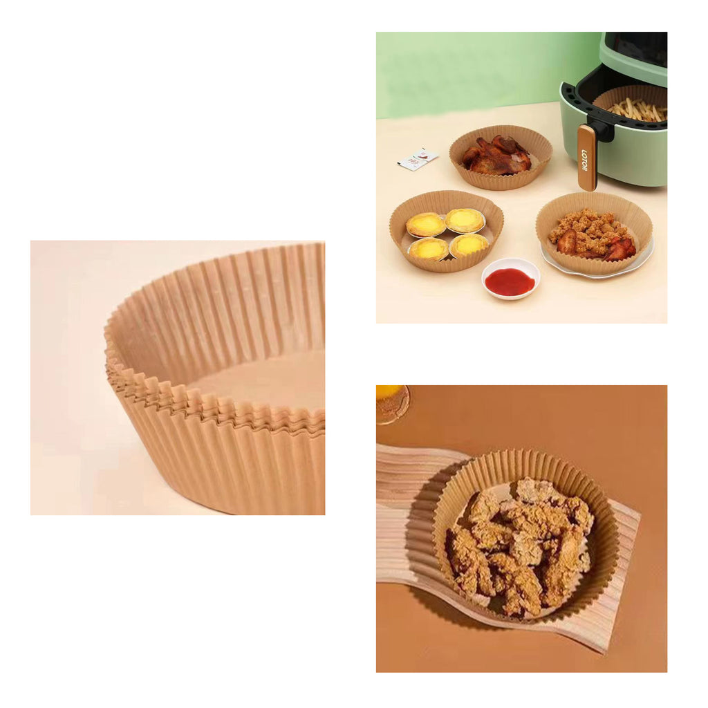 100 Piece Non-stick Disposable Air Fryer Liners