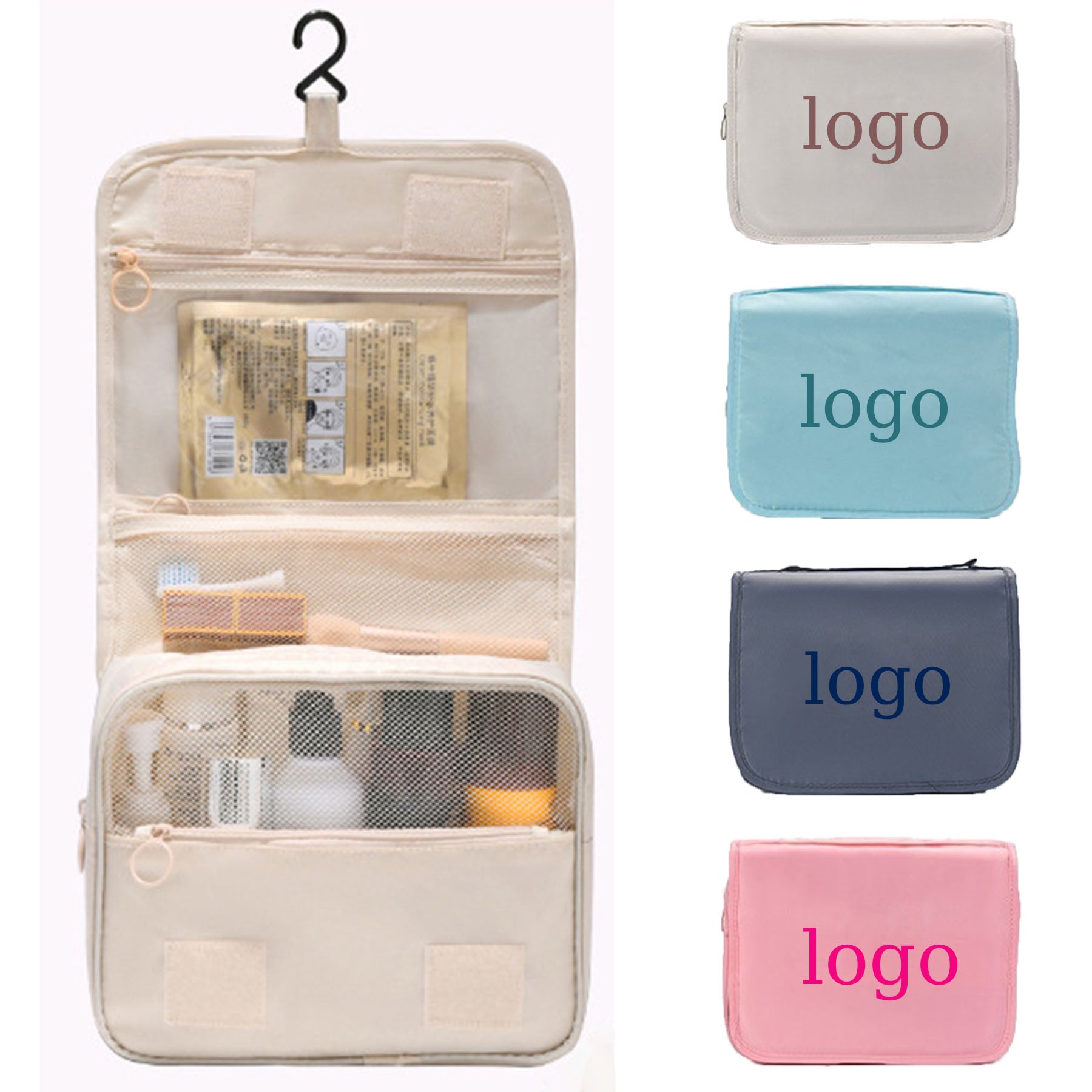 Portable Hand-Held Makeup Storage Bag