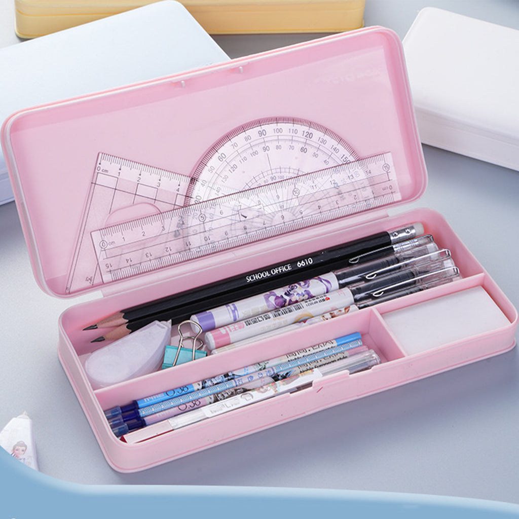 Macaron Themed Pencil Case - Cute Stationery Organizer