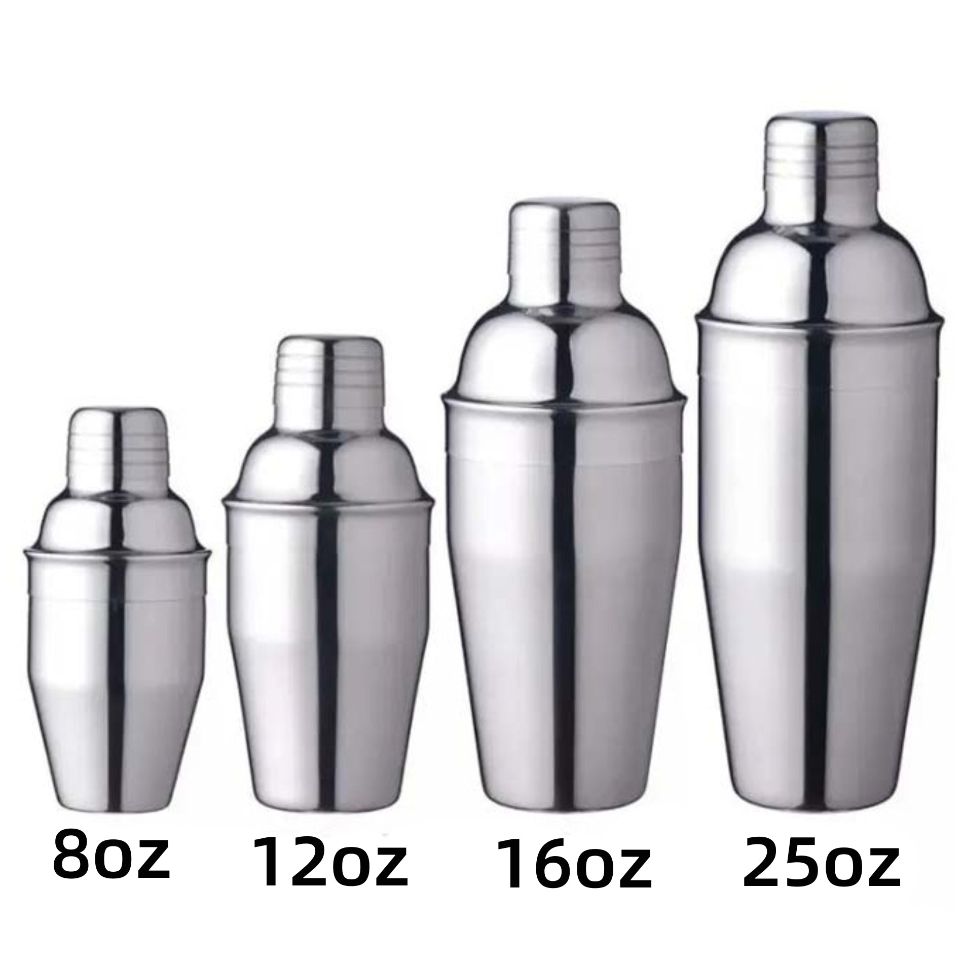 16Oz Bar Stainless Steel Classic Multicolor Cocktail Shaker
