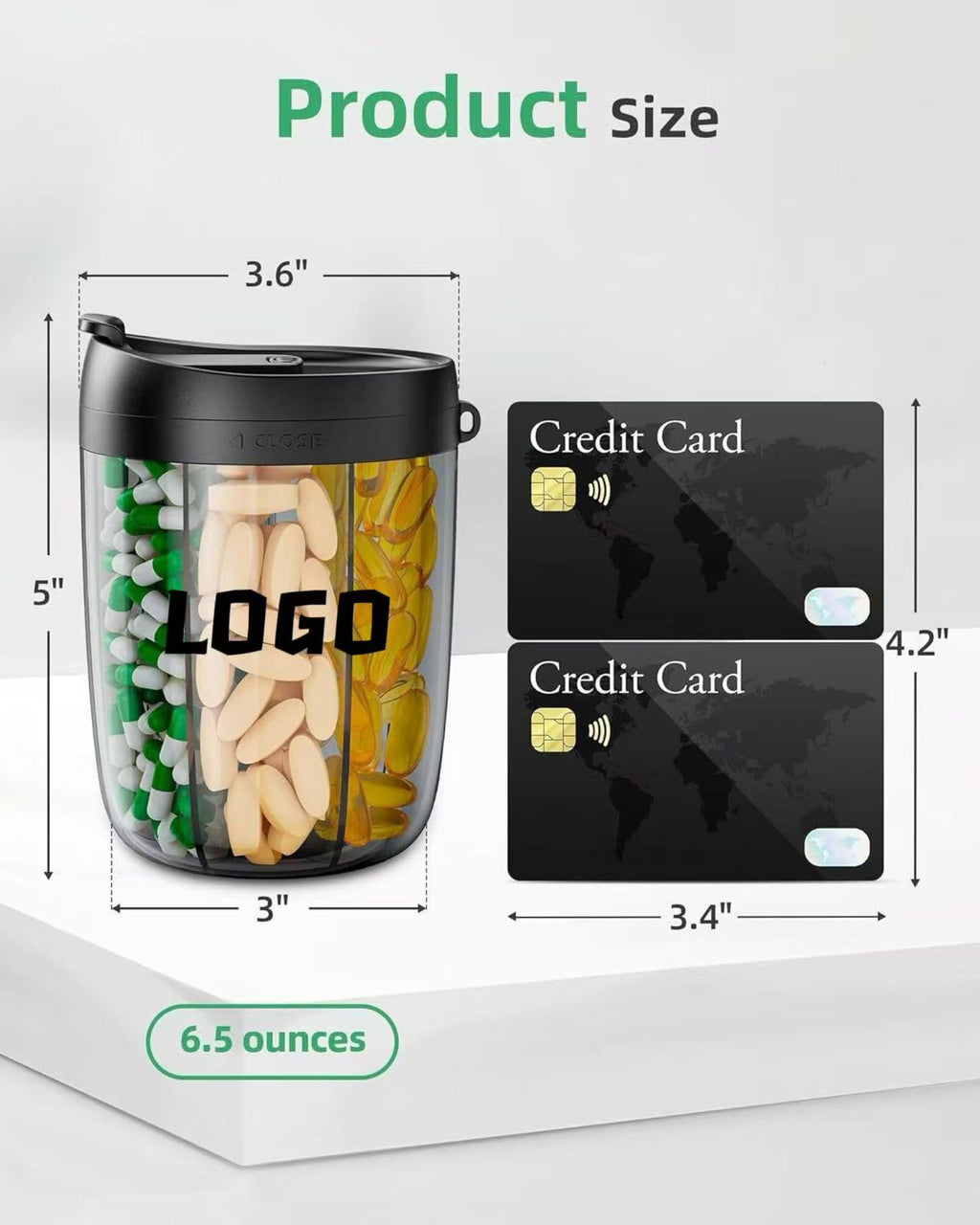 Portable Drug Storage Container