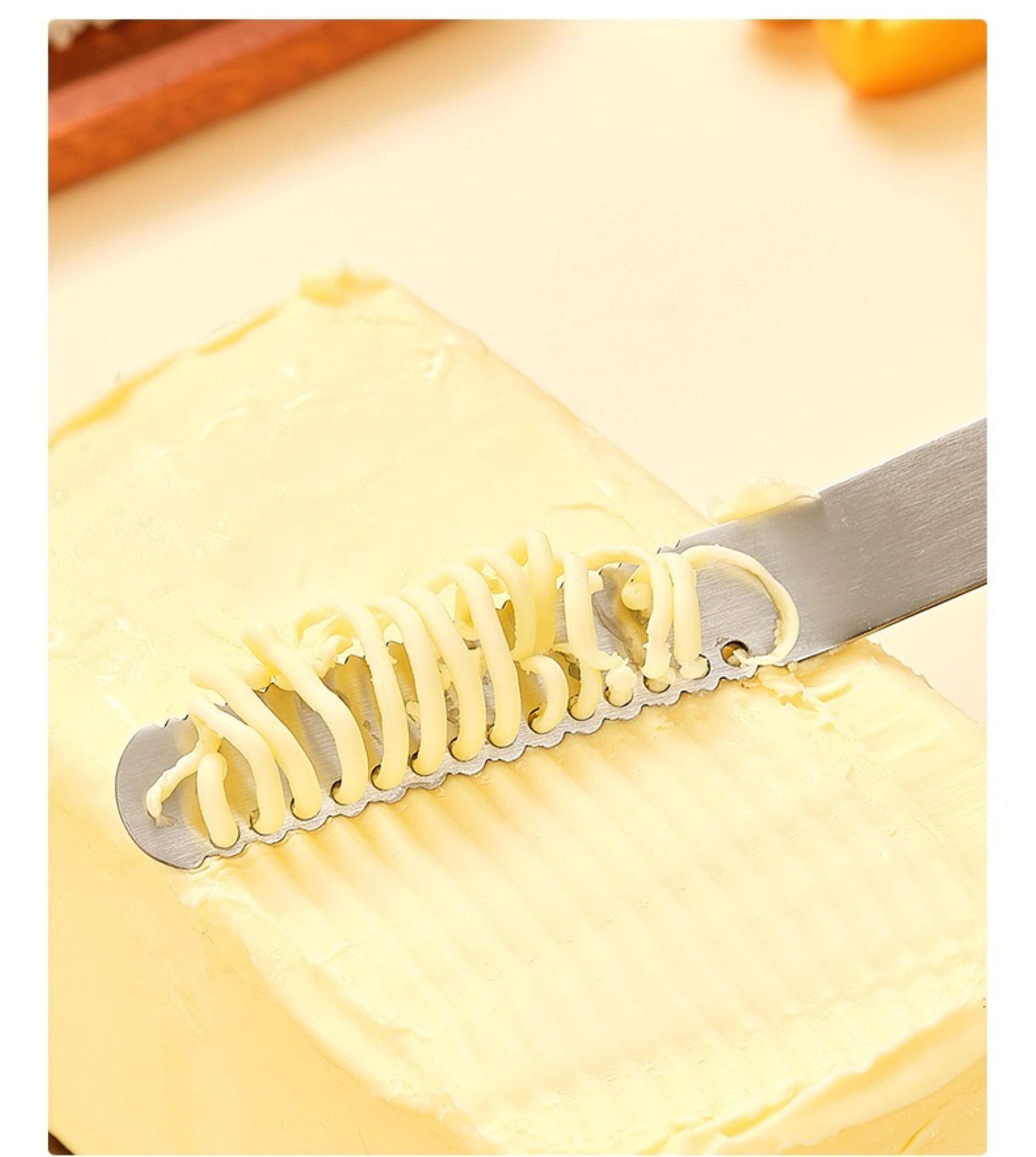 Threaded Butter Knife With Holes