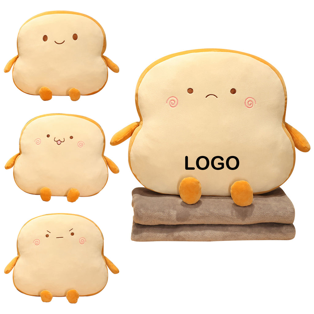 Bread Shape Pillow Blanket