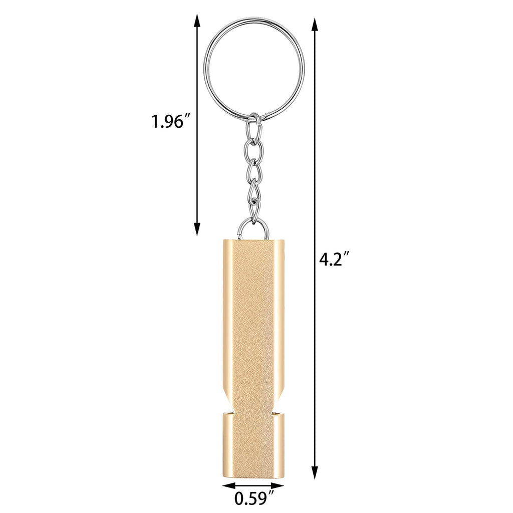 High Pitch Double Tubes Survival Whistle