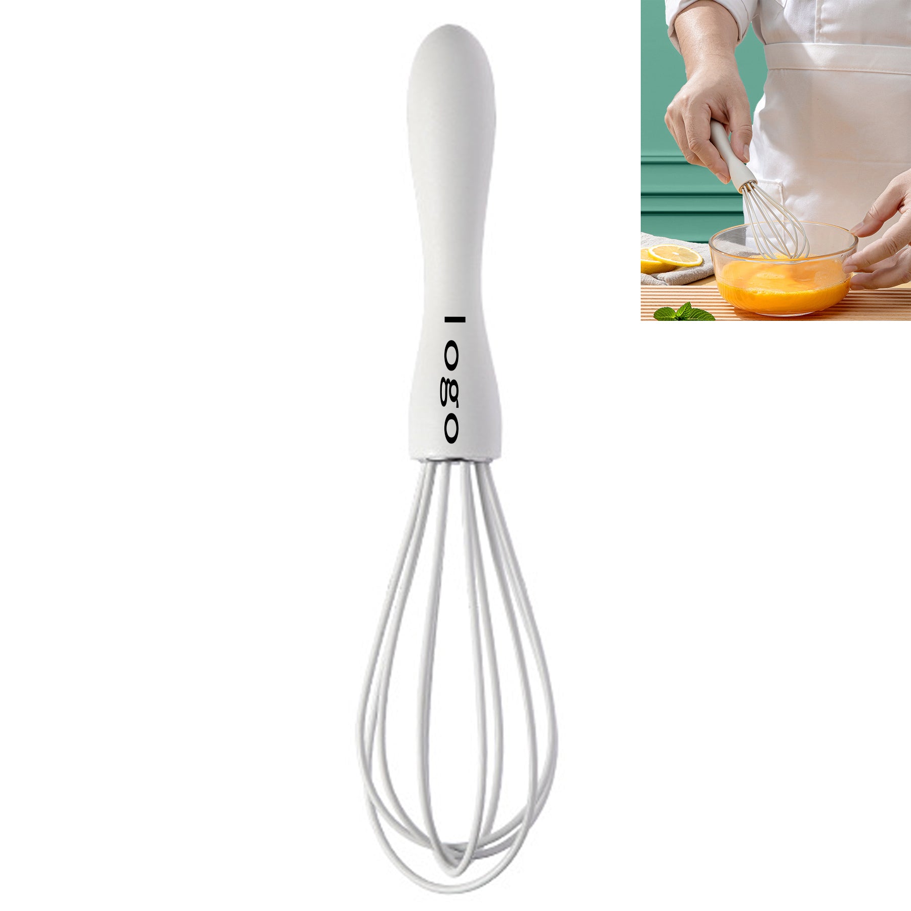 Handheld Food Grade Silicone Whisk