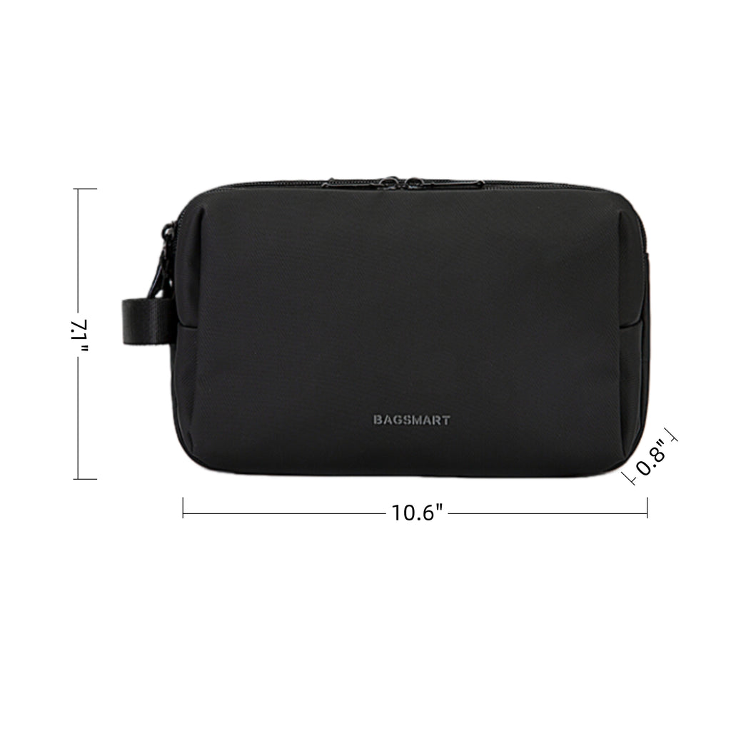 Large Capacity Multi Compartment Travel Toiletry Bag for Business Trips