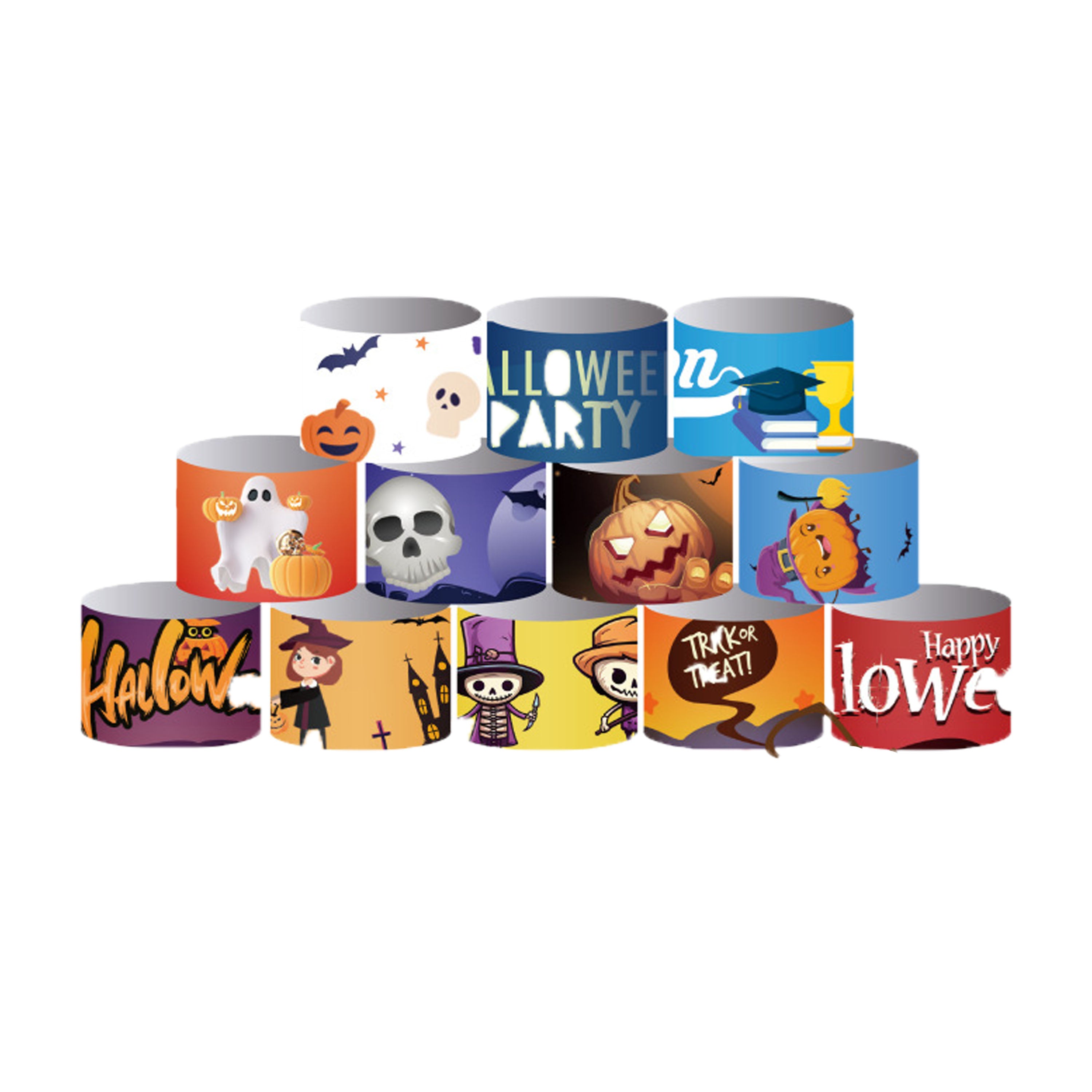 Halloween Silicone Slap Bracelet