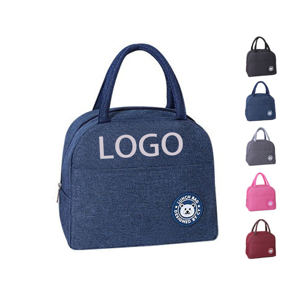 Office Workers Carry Thick Aluminum Foil Cotton Insulated Bags for Lunch