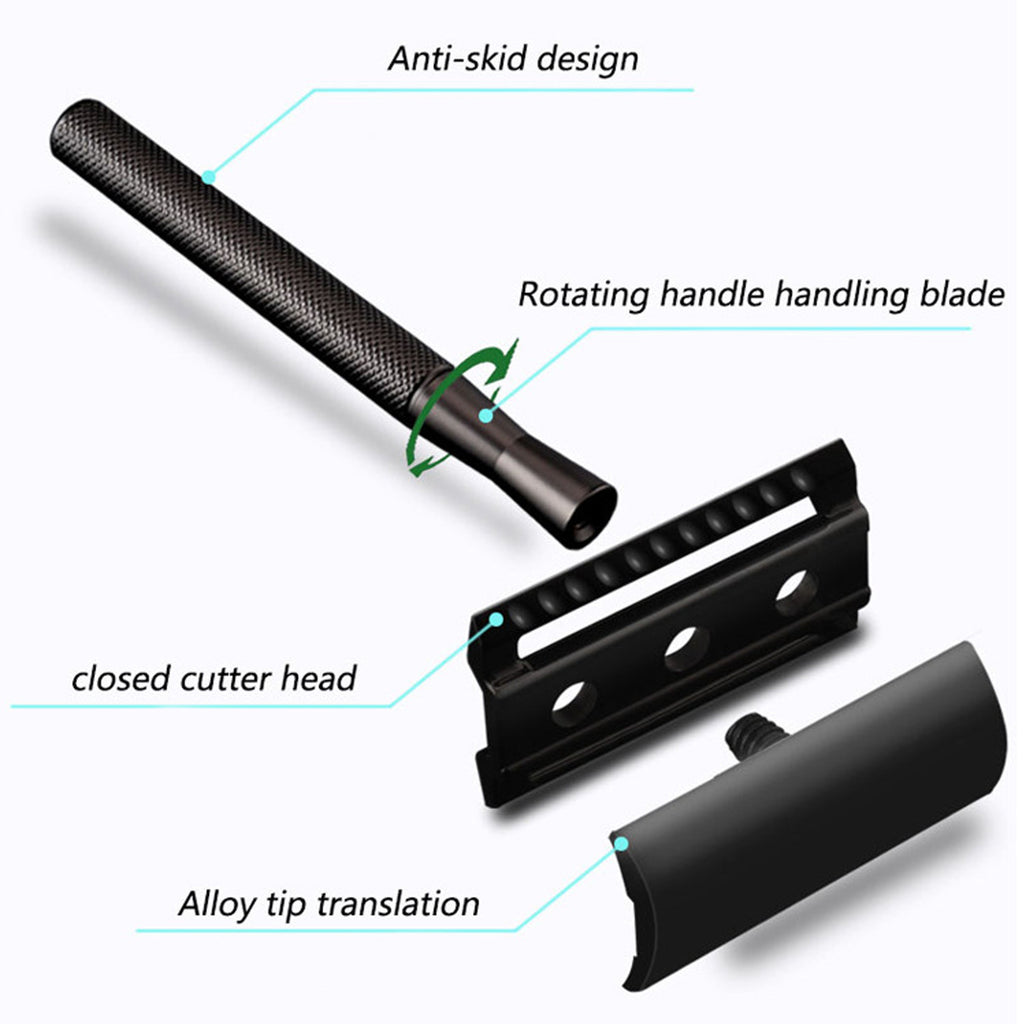 High-Grade Manual Old-Fashioned Double-Sided Blade Razor