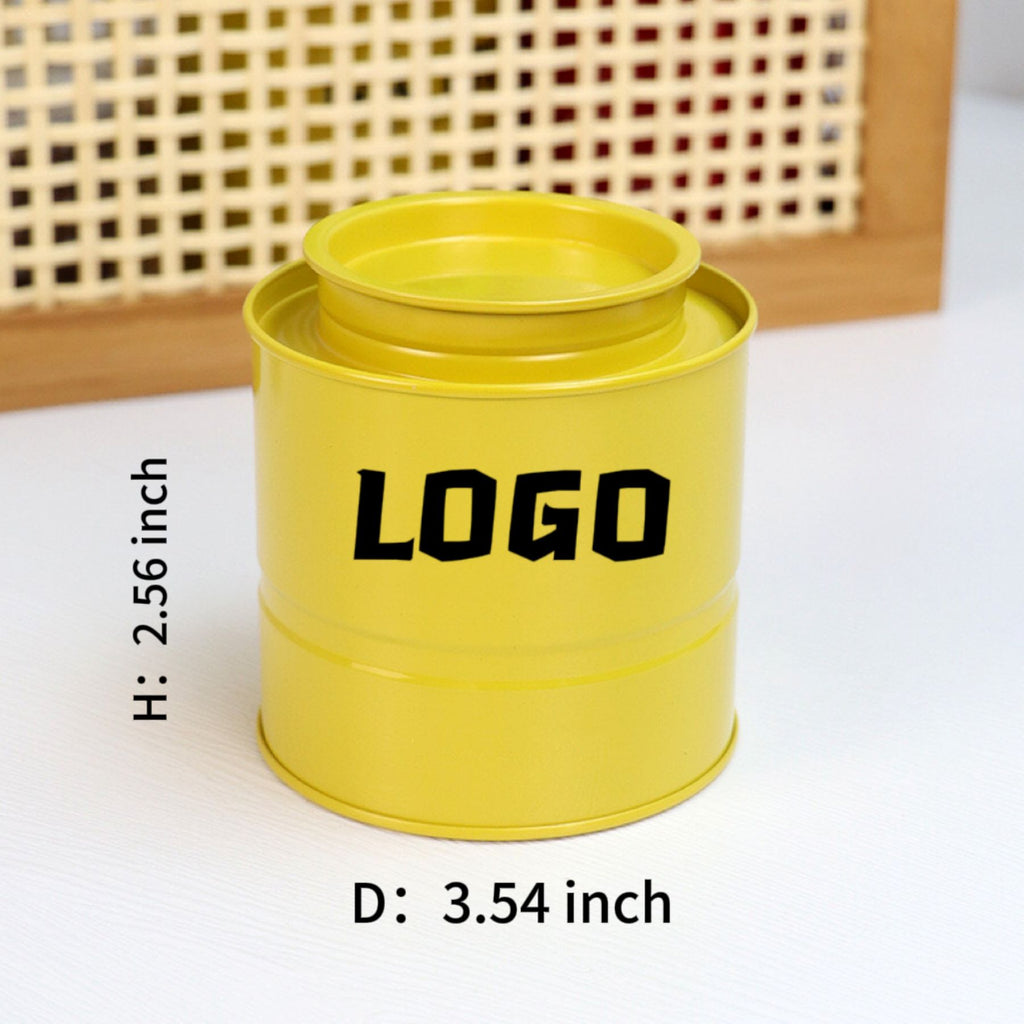 Solid-color Tin box
