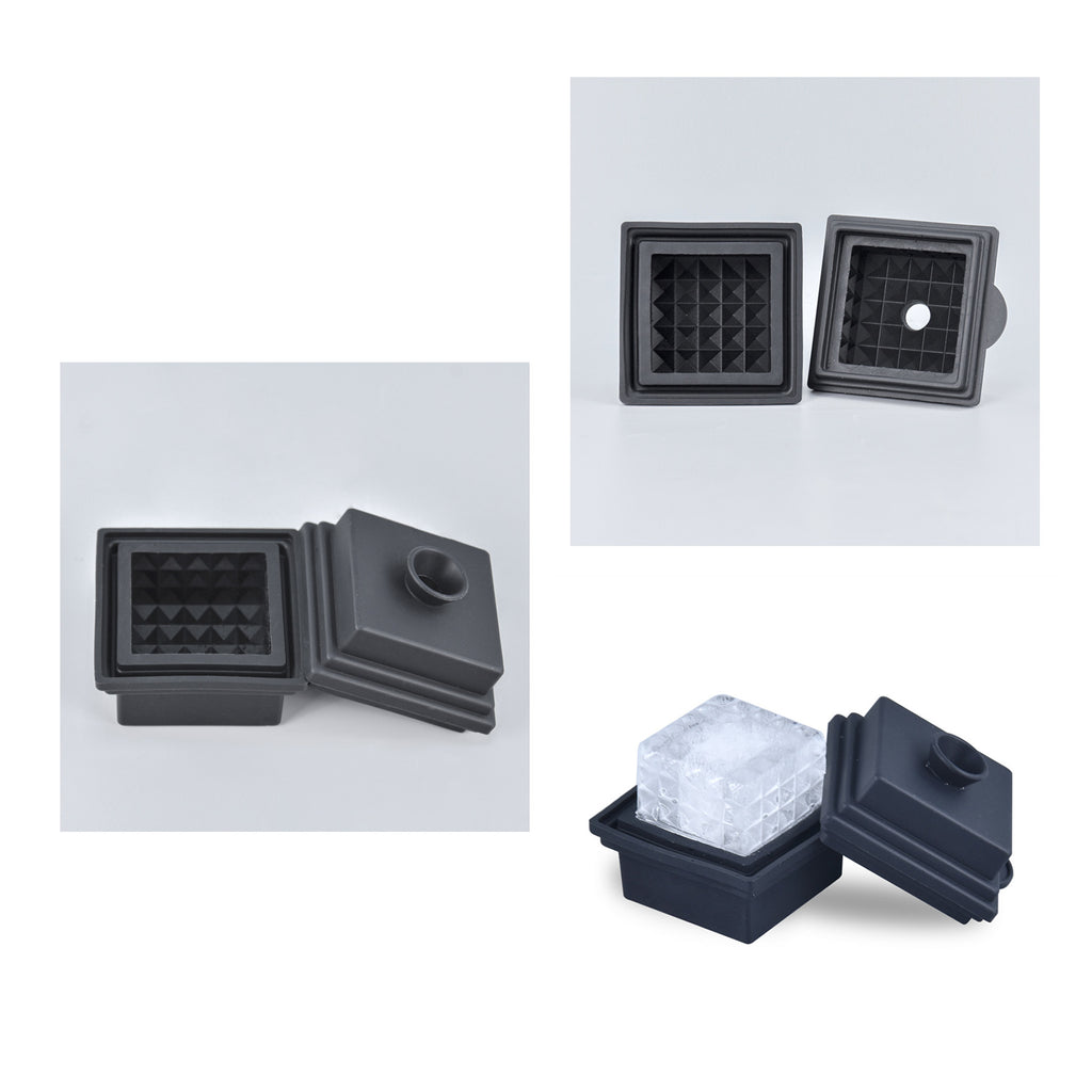 Silicone 1 Holes Customizable Ice Logo Cube Tray