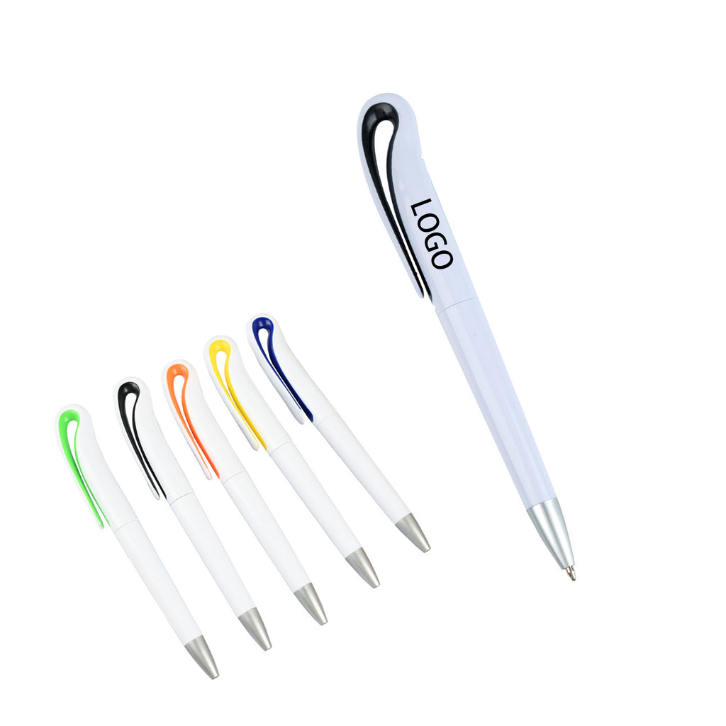 Swan-Shaped Wide Clip Ballpoint Pen