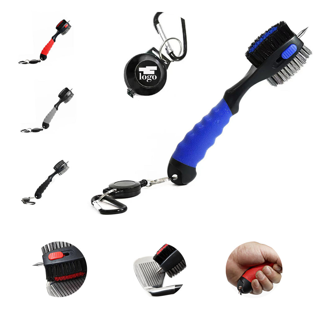 Multi Functional Sainless Steel Golf Club Cleaning Brush