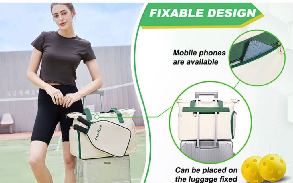 Multifunctional Handheld Pickleball Paddle Bag