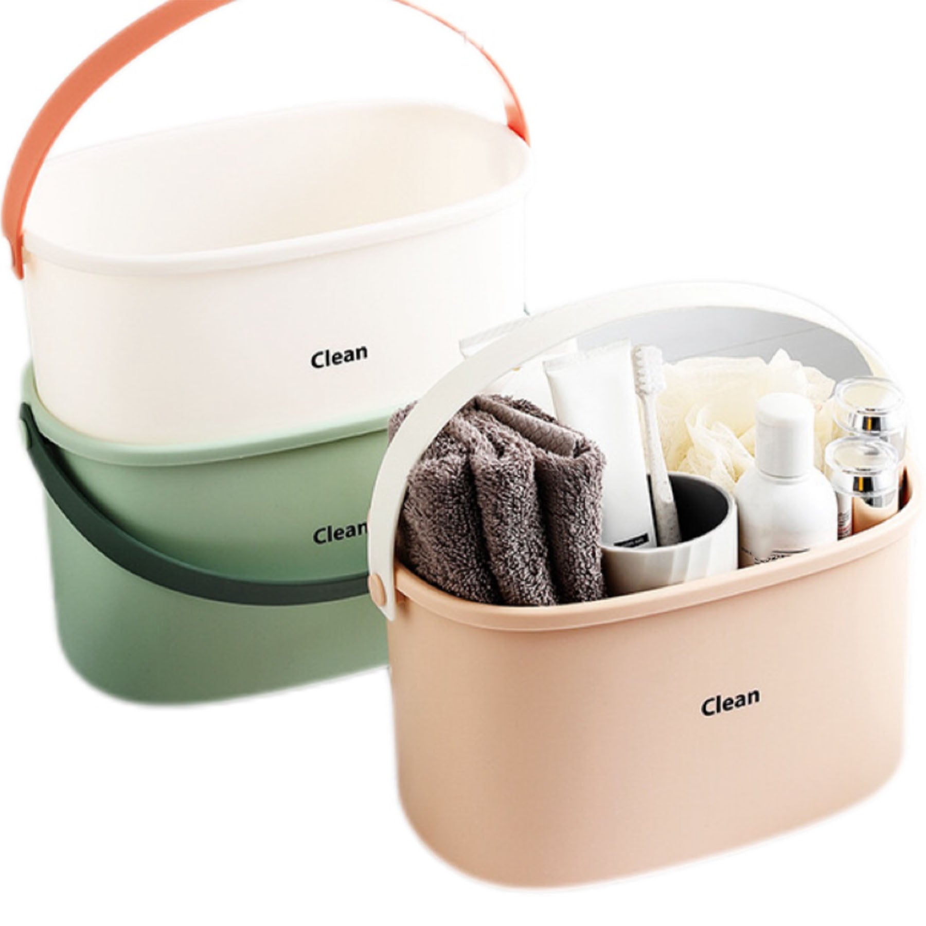 European-Style Portable Bath Basket