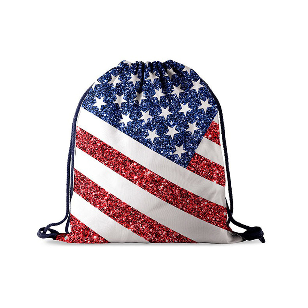 Independence Day American Flag Canvas Bag