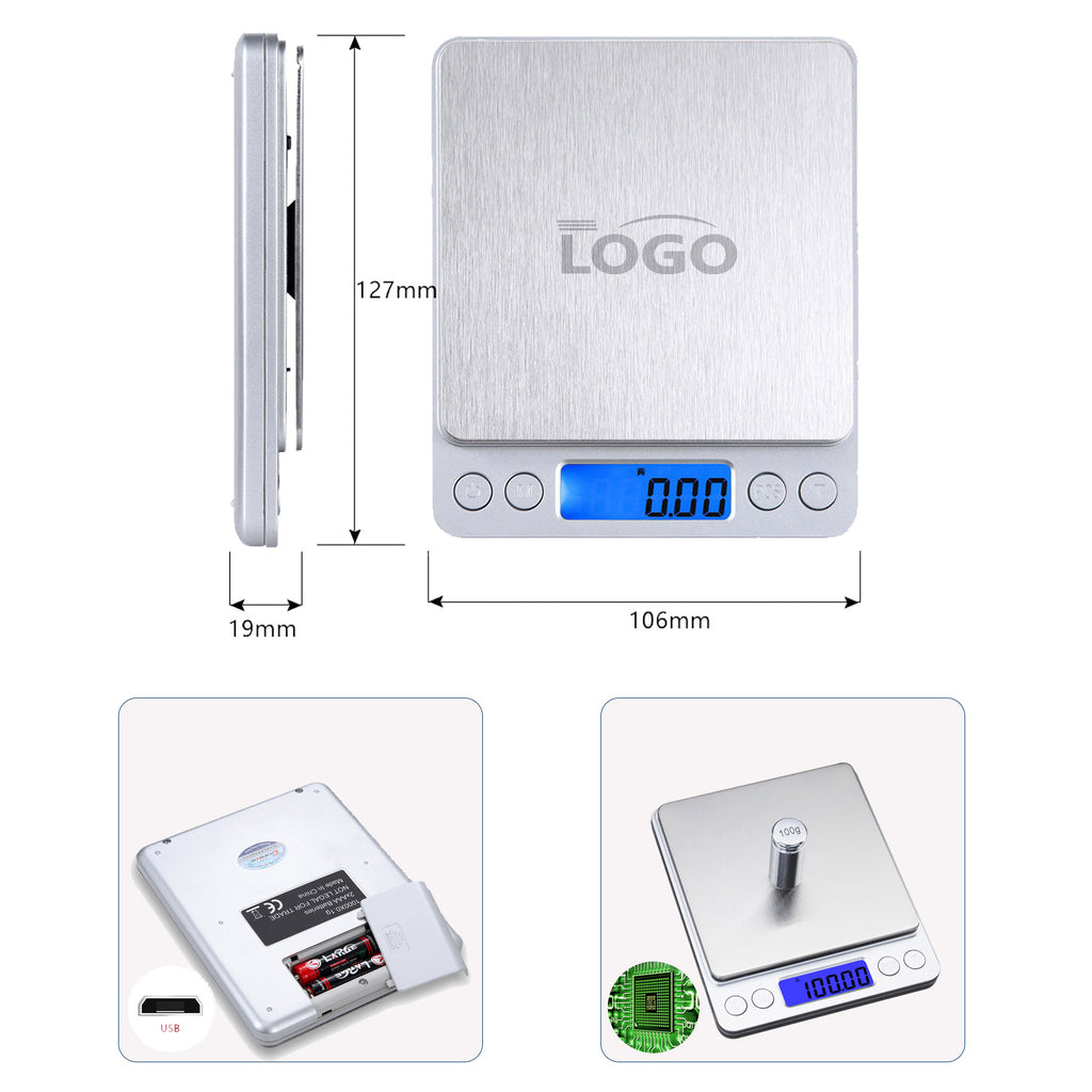 Stainless Steel Multifunction Digital Kitchen Scale
