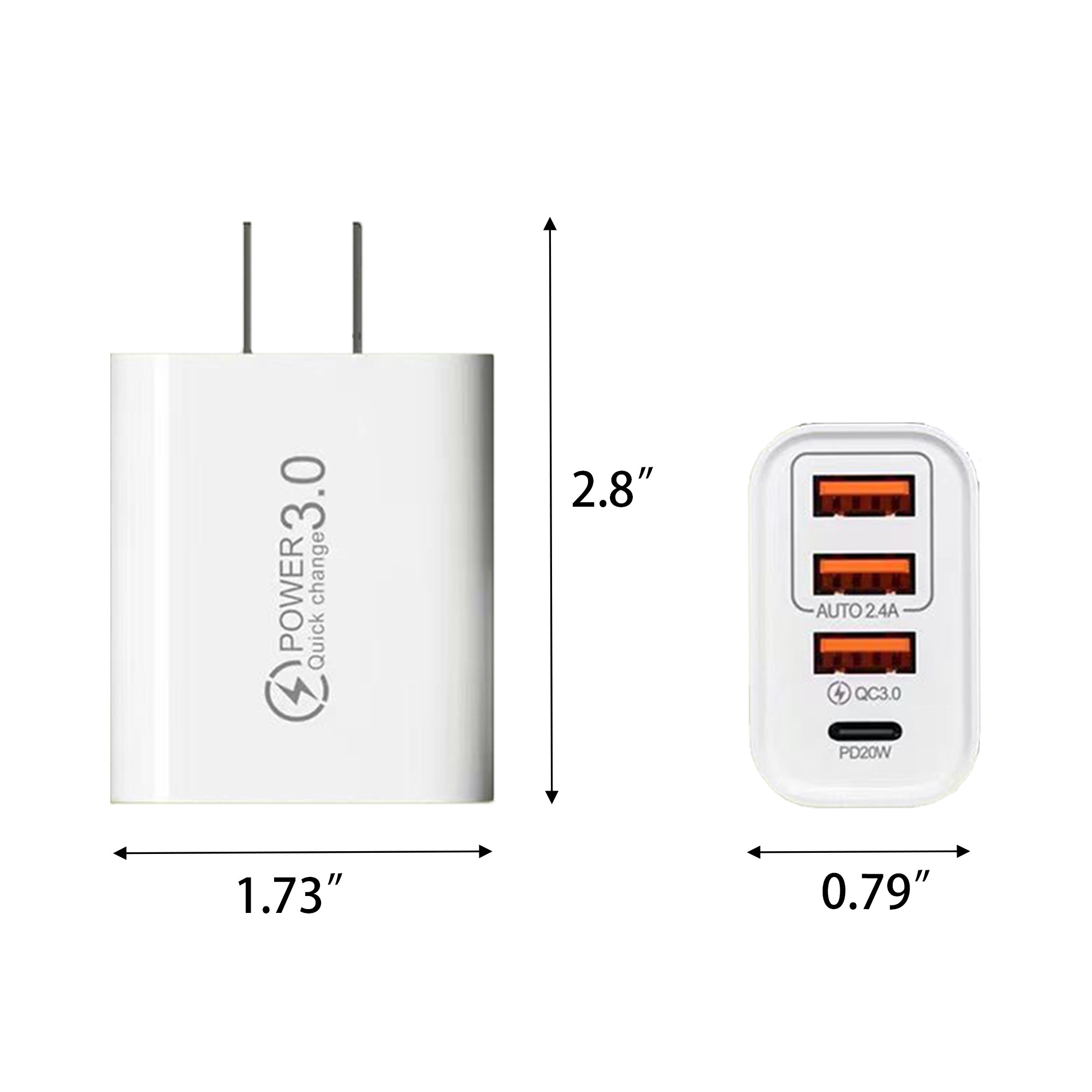 4-Port Charger Cube