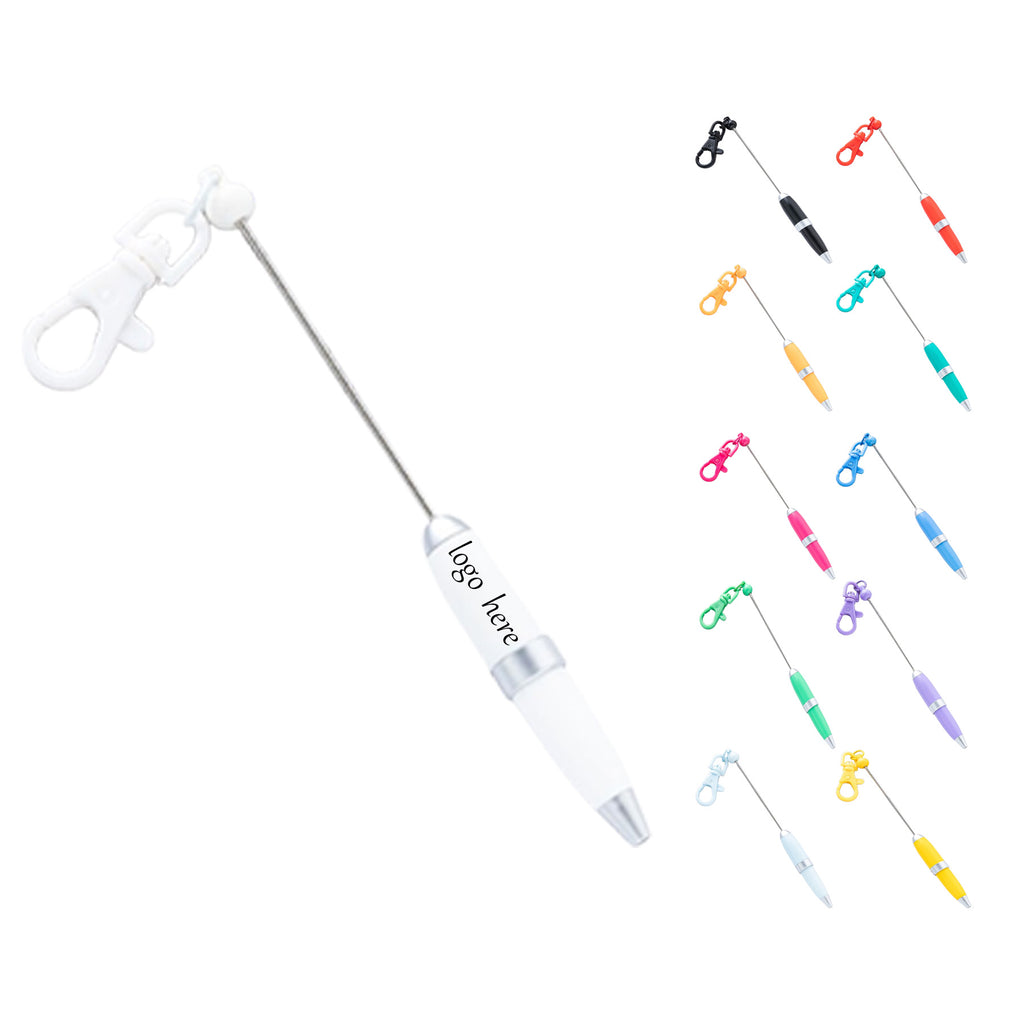 Colorful Pen With Keychain And Lanyard