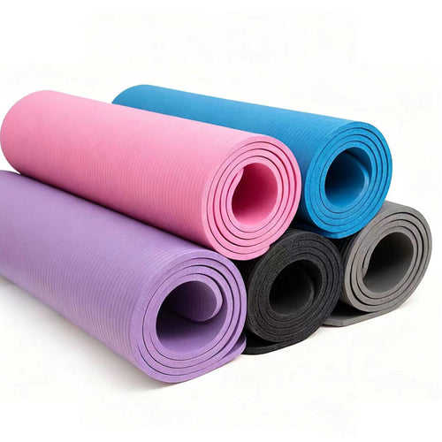 8mm Thick Anti Slip Yoga Mat With Mesh Bag