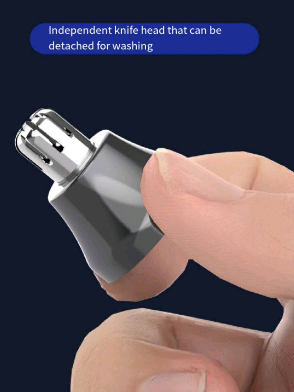 Waterproof & Painless Electric Nose Hair Trimmer For Men