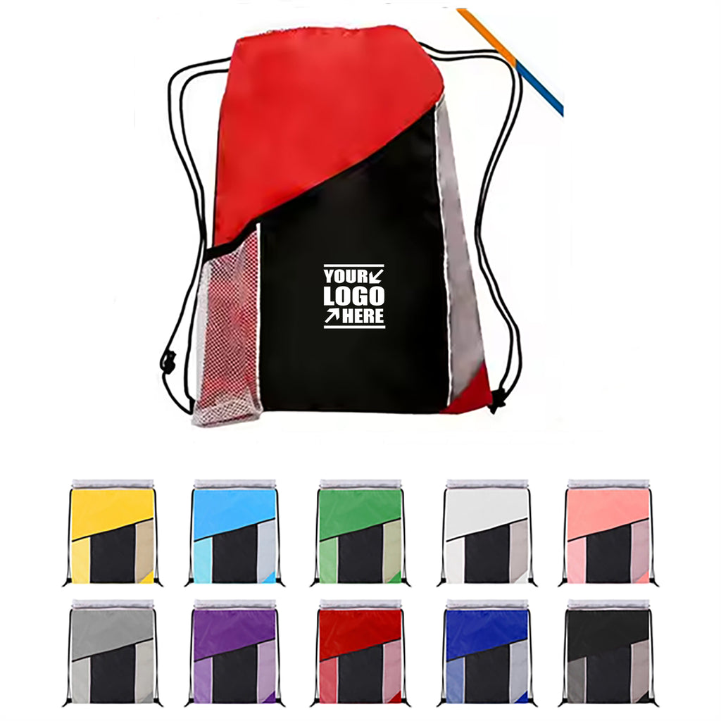 Outdoor Mesh Pocket Zipper Gym Sports Backpack