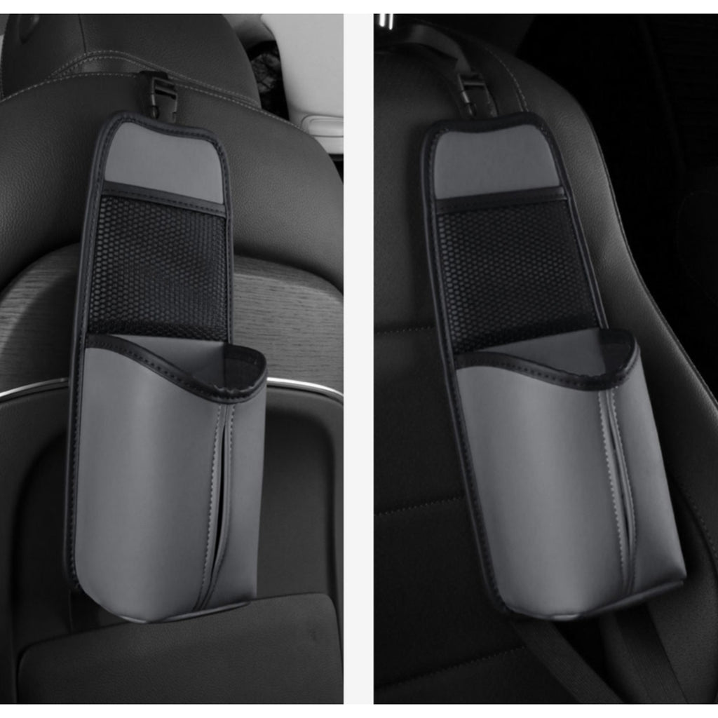Genuine Leather Organizer Car Seat Side Backseat