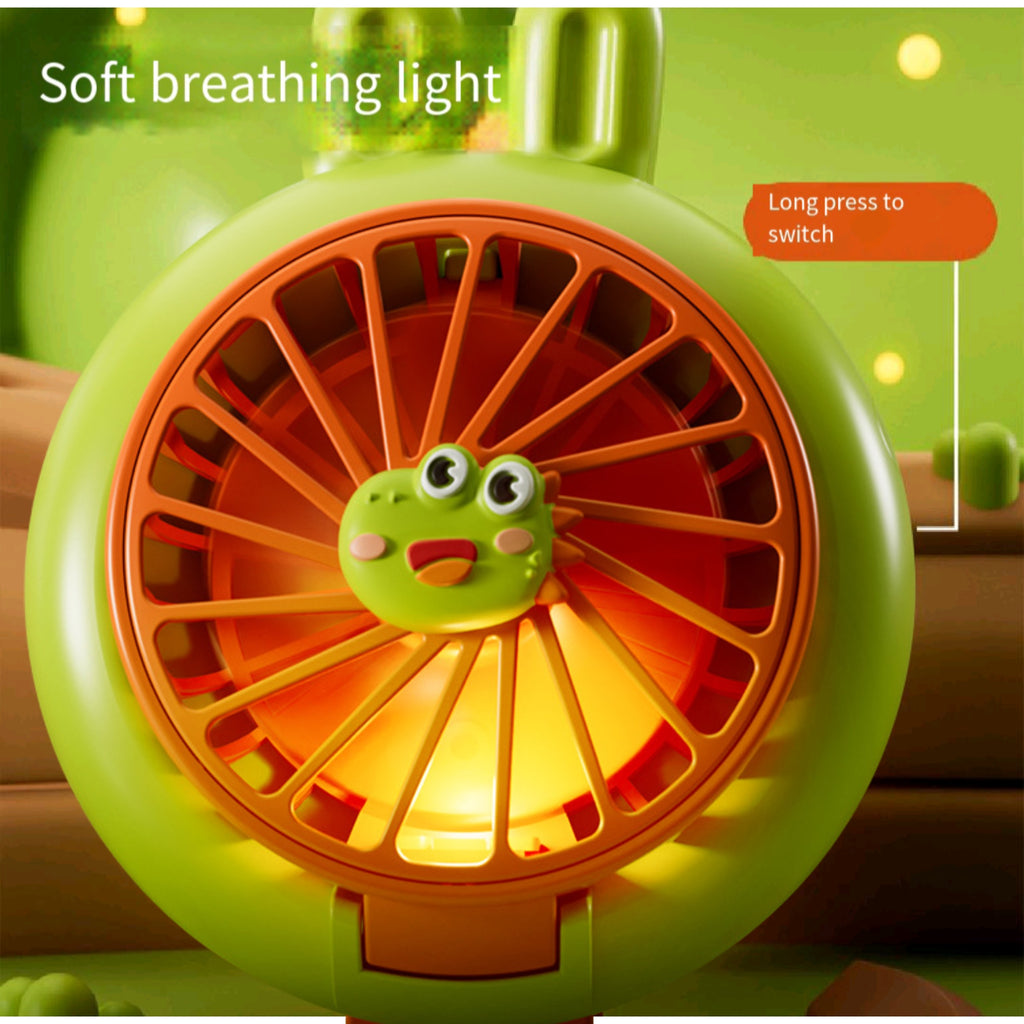 Mini Handheld Fan Kids Toy Watch USB Rechargeable