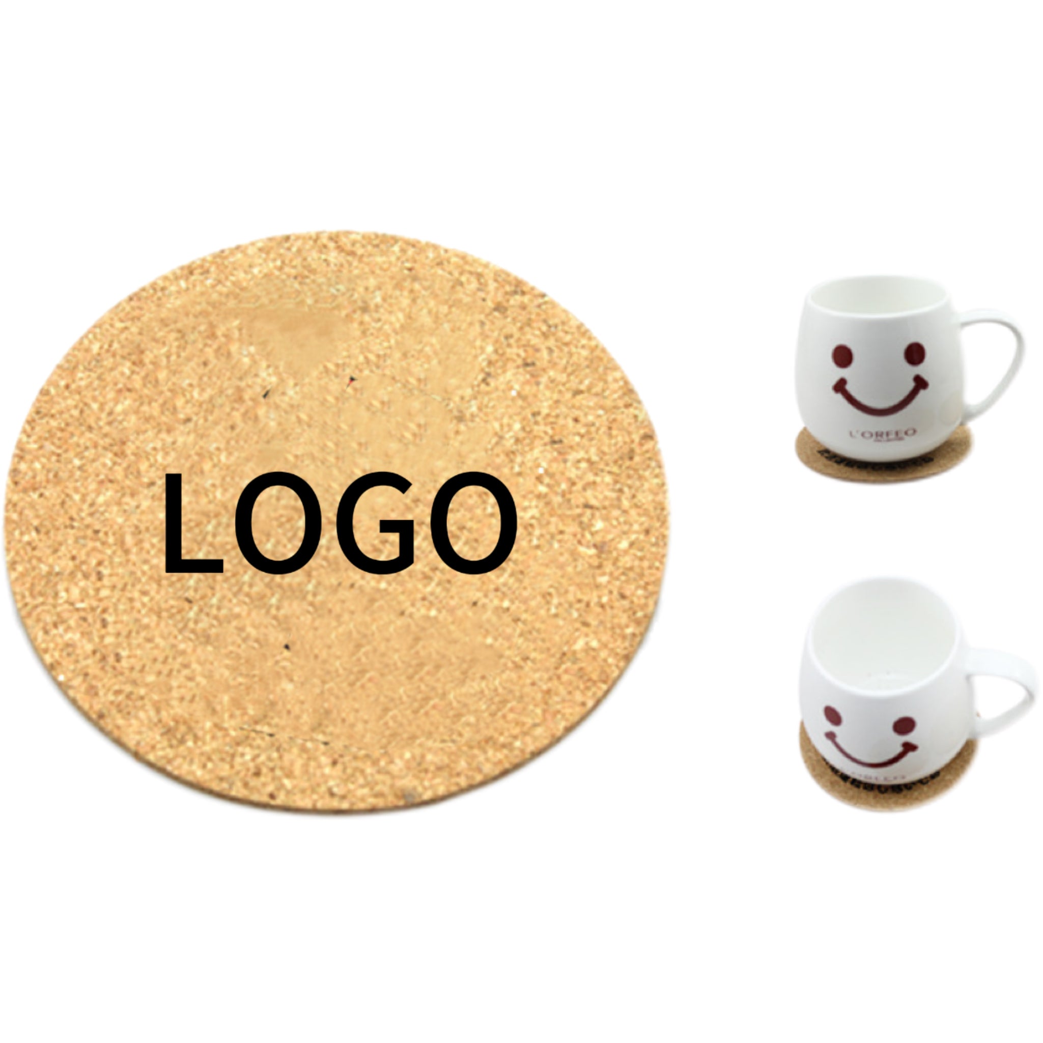 Round Cork Coaster