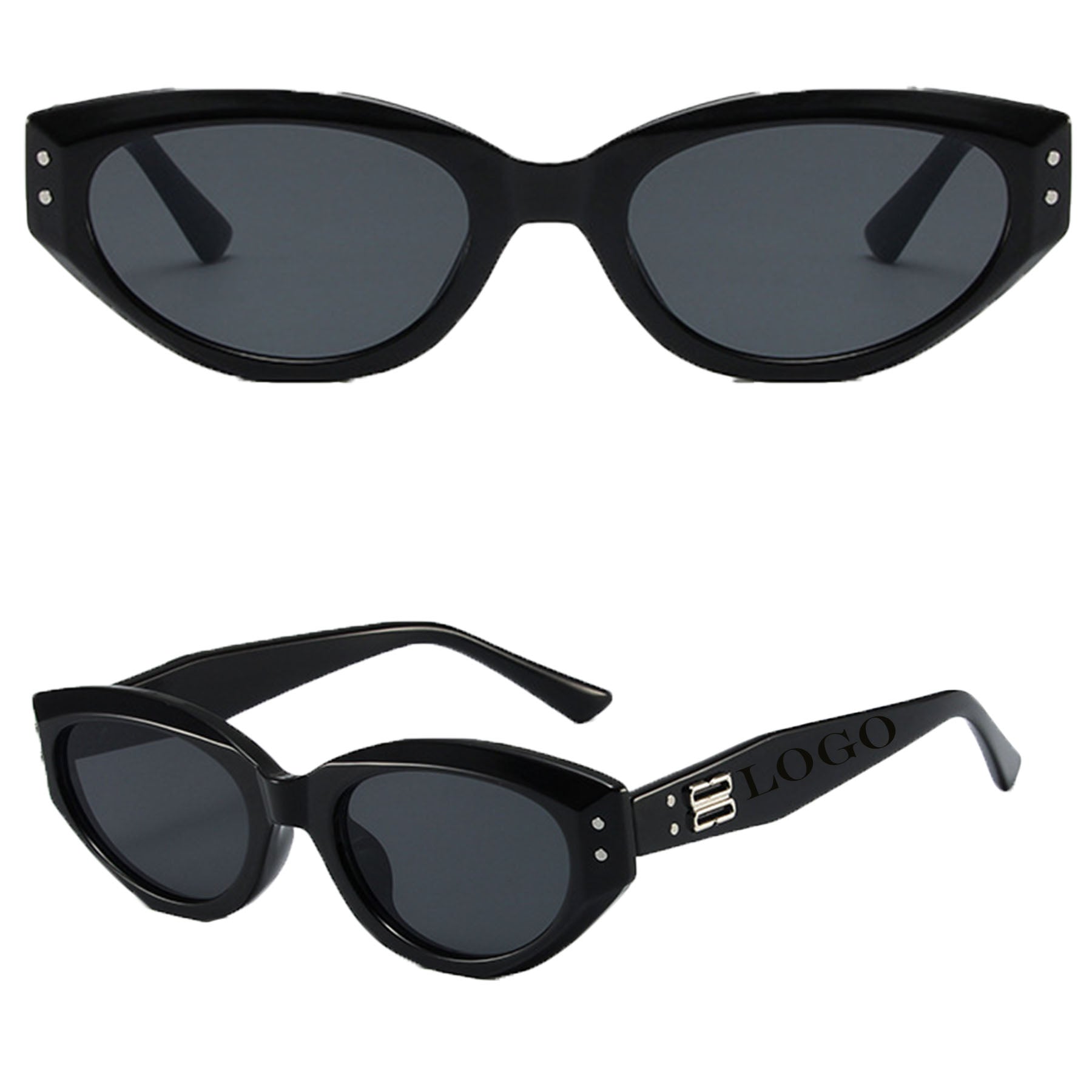 Fashion Oval Vintage Eye Sunglasses