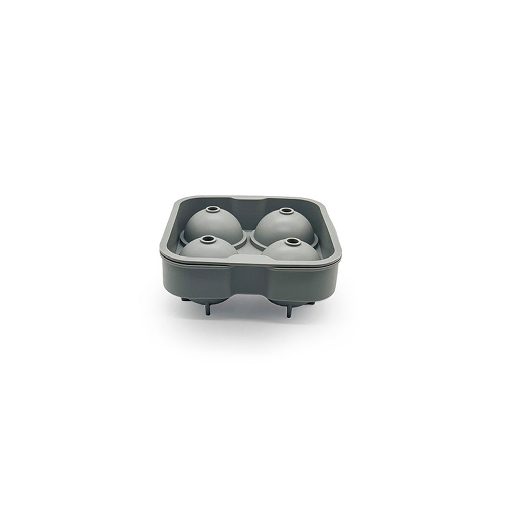 4 Grid Round Silicone Ice Crate With Funnel Ice Box Mould